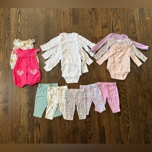 3 Month Baby Girl Clothing Lot